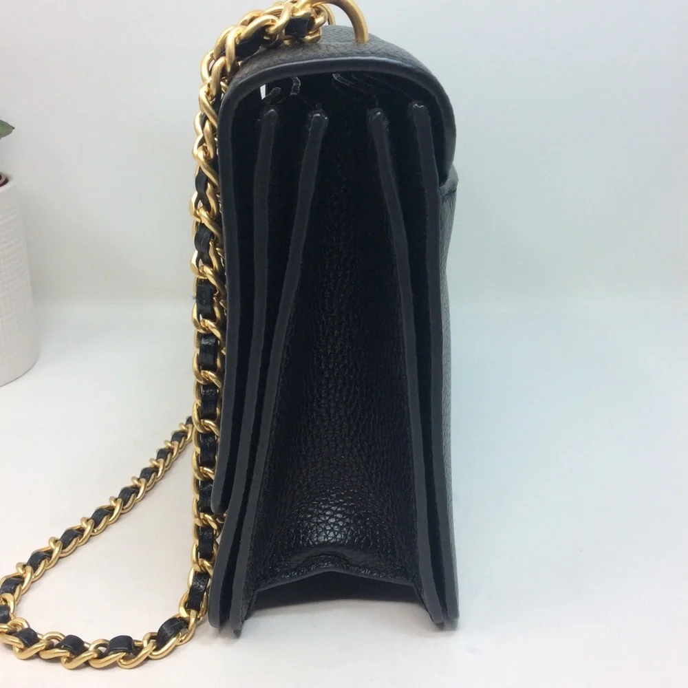 ✨Authentic Tory Burch Britten Adjustable Shoulder Bag Purse Crossbody Leather - Picture 5 of 16